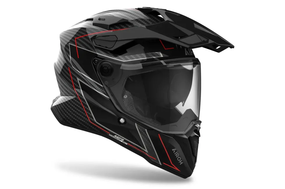 Airoh Hjälm Commander 2 Carbon Stylish glansig
