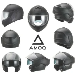 AMOQ Helmet MI200 mattsvart
