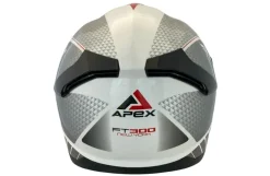 APEX Hjälm FT300 New York vit/grå/röd