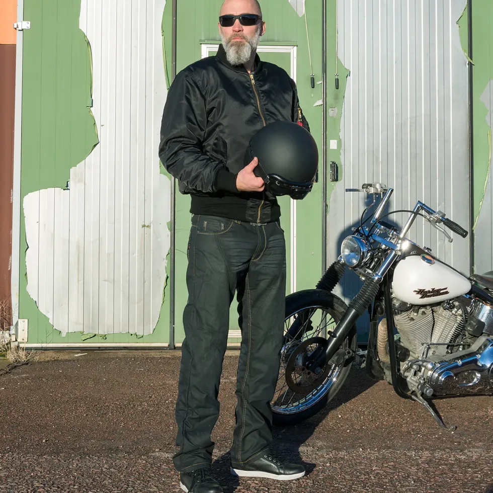 4Bikers Bad Bomber Svart Herr
