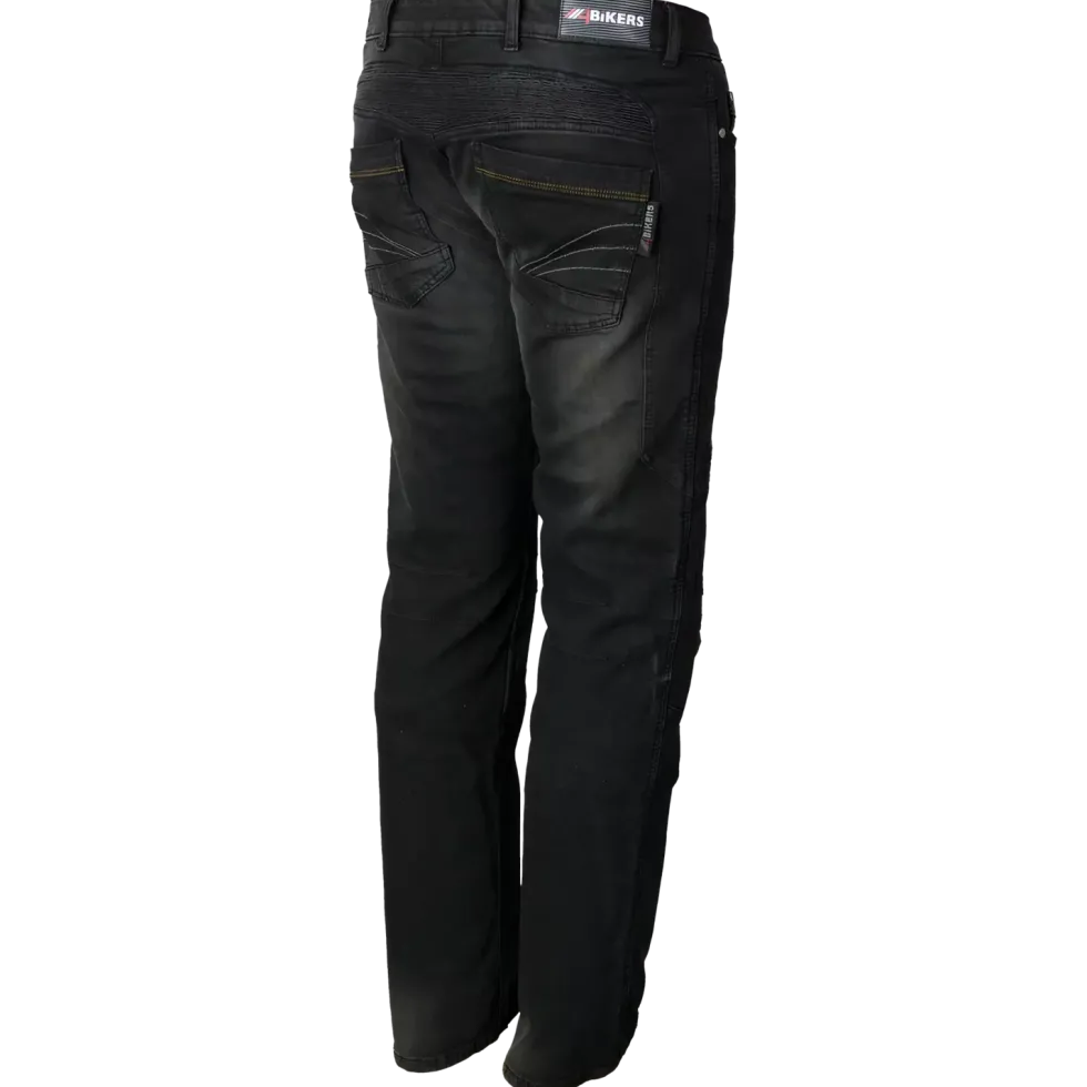4Bikers Friction Jeans Svart
