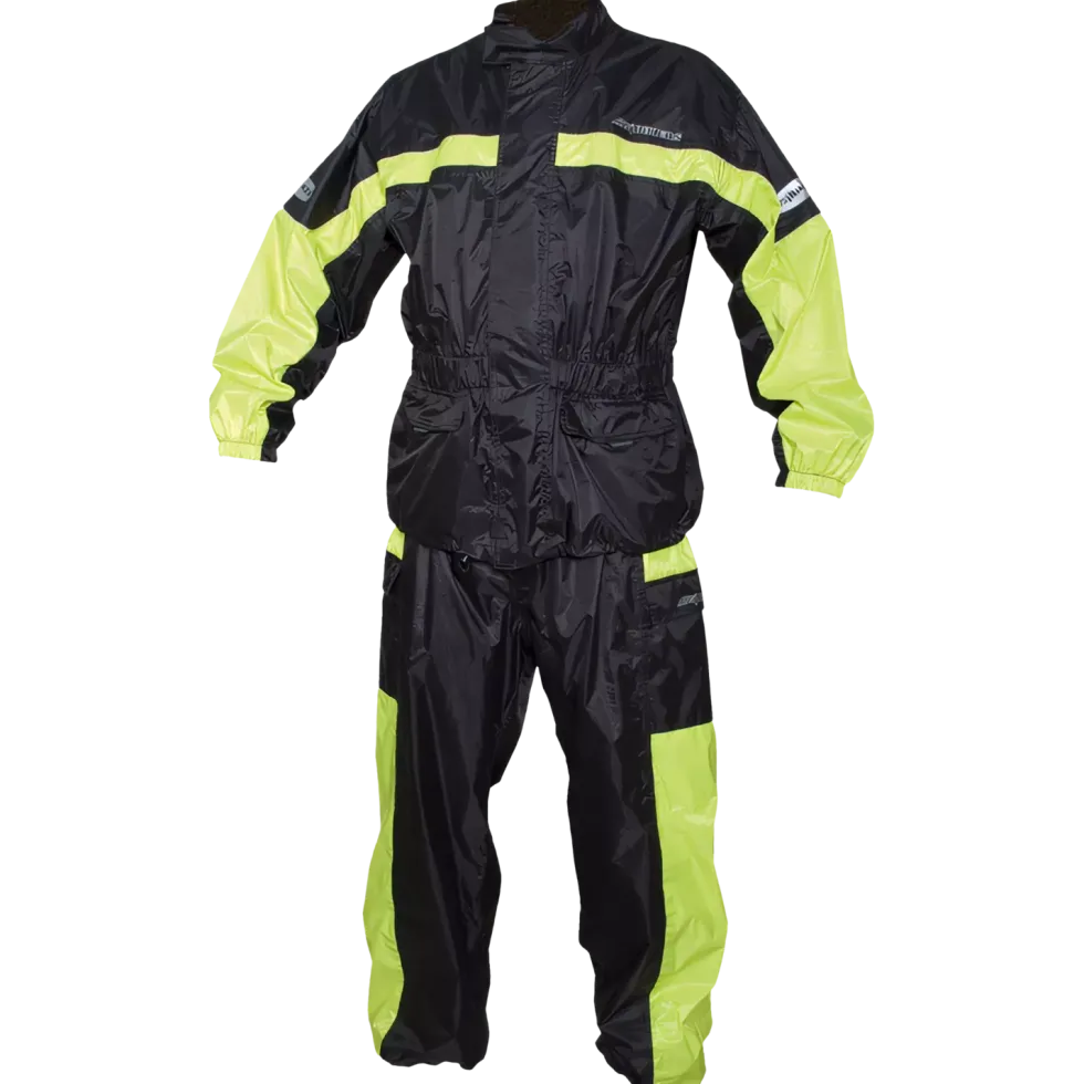 4Bikers Regnställ 2-piece Neon/svart Dam