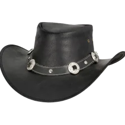 4Bikers Skinnhatt Svart Concho
