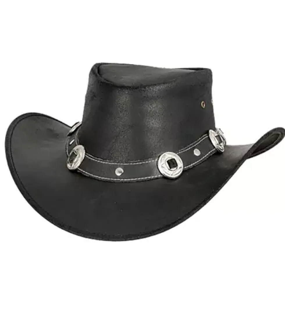 4Bikers Skinnhatt Svart Concho
