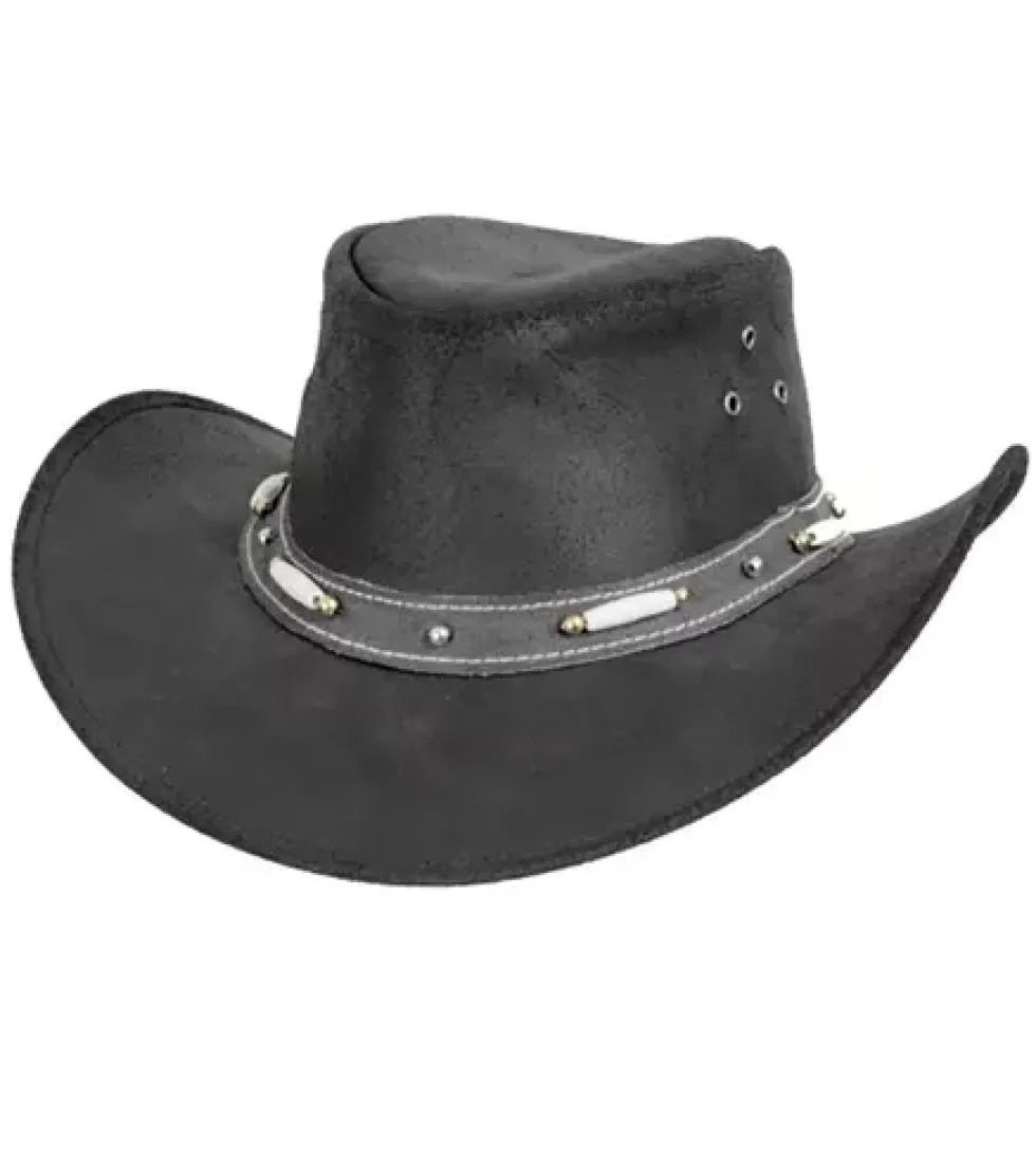 4Bikers Skinnhatt Svart Oilskin