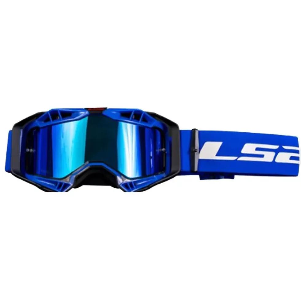 Goggle Ls2 Aura Pro Iridium Lins Blå