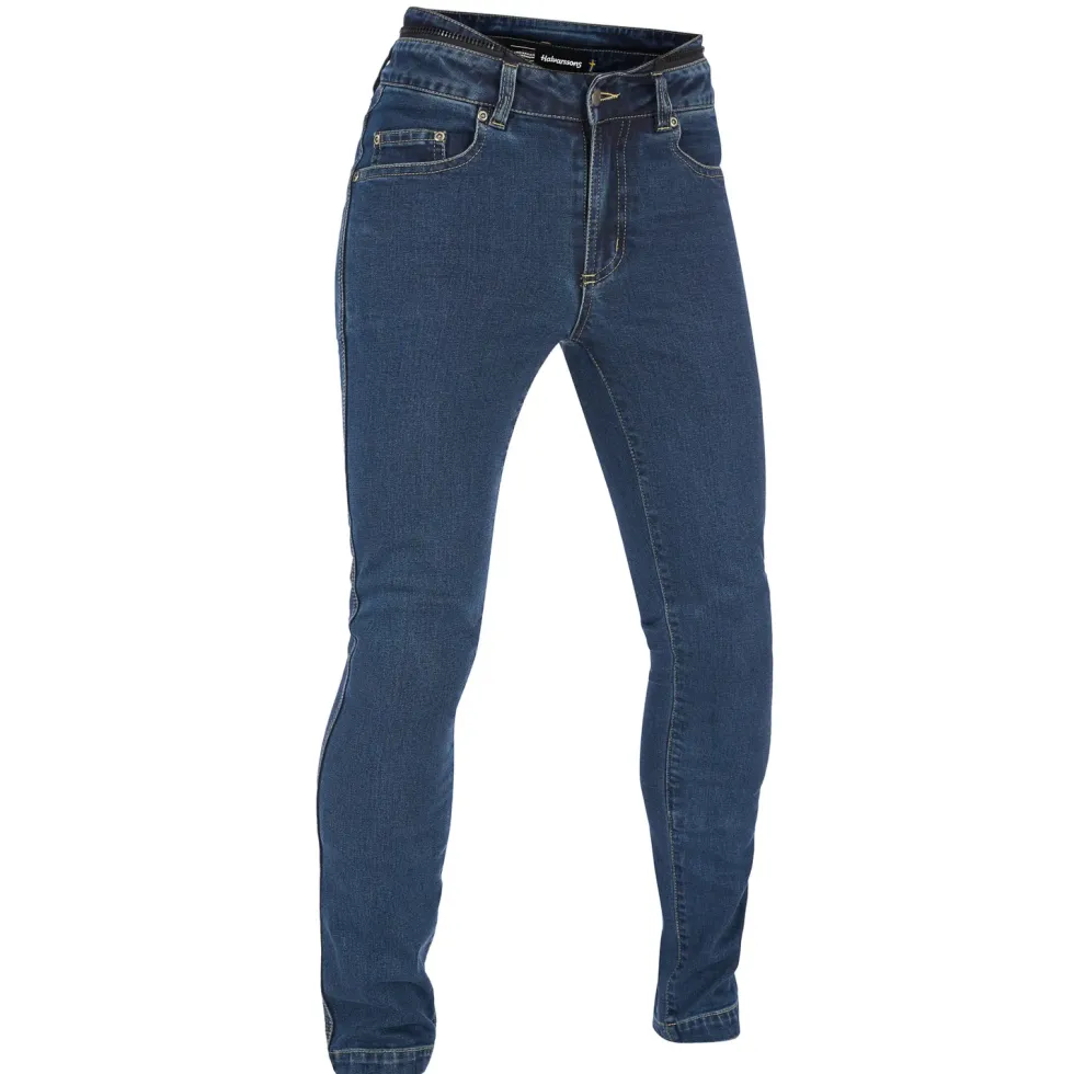 Halvarssons Jeans Nyberg Woman Blå Kort