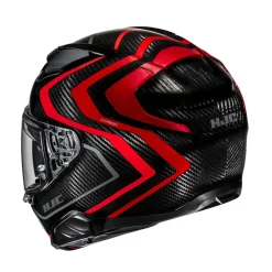 HJC Hjälm F71 Carbon Nevio Svart/Röd MC1