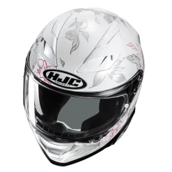 HJC Hjälm F71 Eliz Vit/Rosa MC8