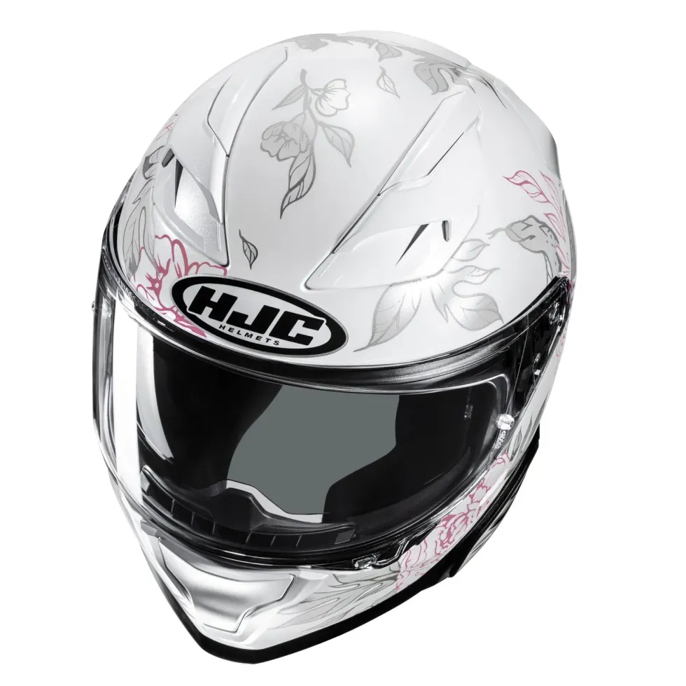 HJC Hjälm F71 Eliz Vit/Rosa MC8