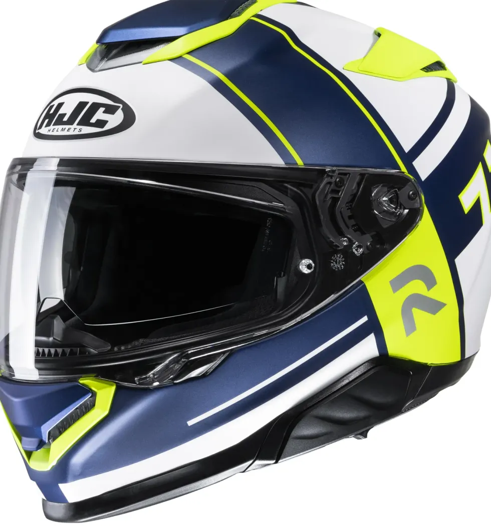 HJC Hjälm RPHA 71 Zecha Blå/Vit/Fluo Gul MC3HSF