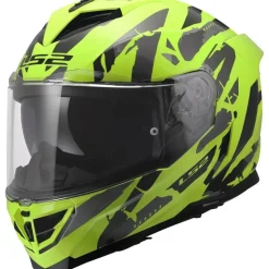 Hjälm Ls2 Ff818 Storm Iii Kaos H V Gul