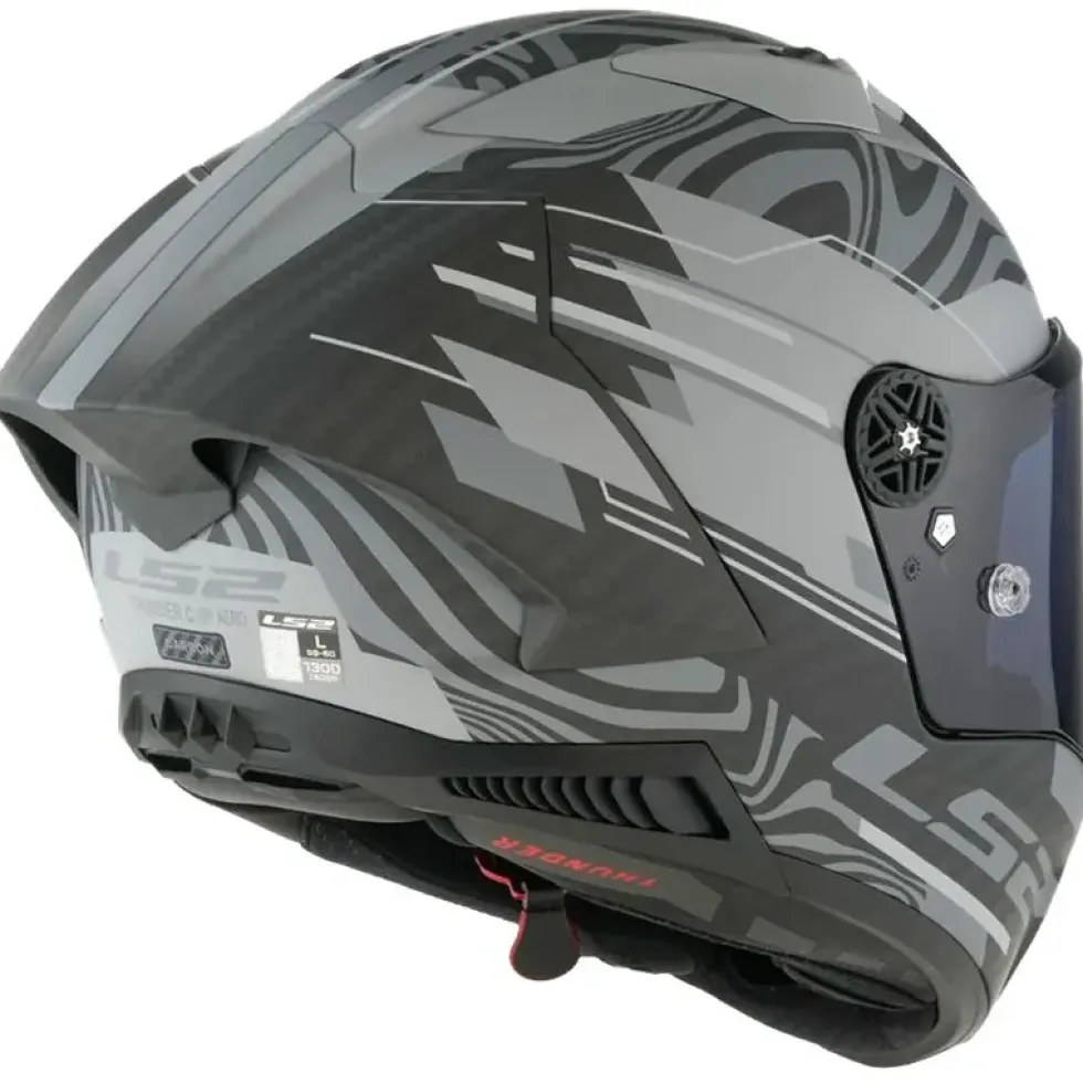 Hjälm Ls2 Ff805 Thunder Carbon Gp Aero Polar Mattsvart
