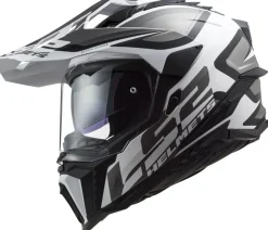 Hjälm Ls2 Mx701 Explorer Alter Matt Svart/Vit