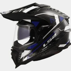 Hjälm Ls2 Mx701 Explorer Carbon Adventure Blå