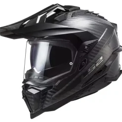 Hjälm Ls2 Mx701 Explorer Carbon Svart