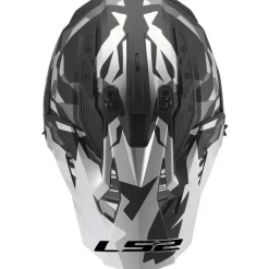 Hjälm Ls2 Mx708 Fast Ii Grotesk Svart/Grå