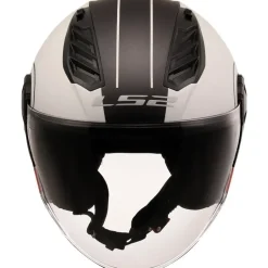 Hjälm Ls2 Of616 Airflow Ii Cover Matt Vit/Röd