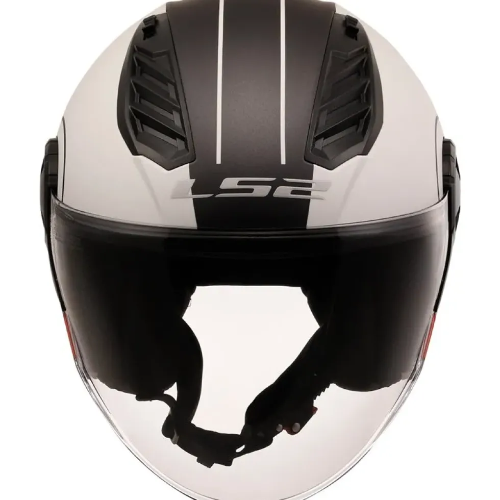 Hjälm Ls2 Of616 Airflow Ii Cover Matt Vit/Röd