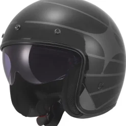 Hjälm Ls2 Of601 Bob Ii Cosmic Svart/Grå