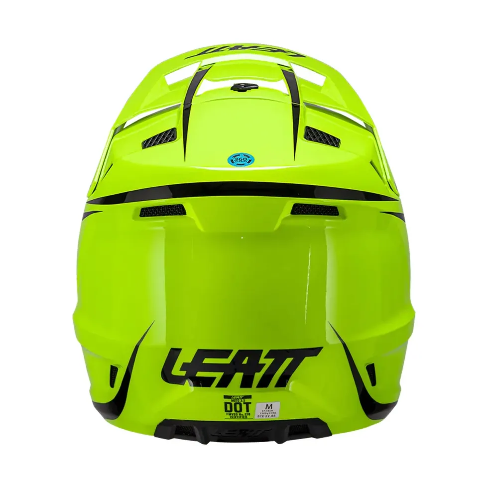Leatt Hjälm+Goggles Moto 3.5 Jr Neon Gul V26
