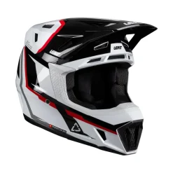 Leatt Hjälm+Goggles Moto 7.5 Vit/Röd V26