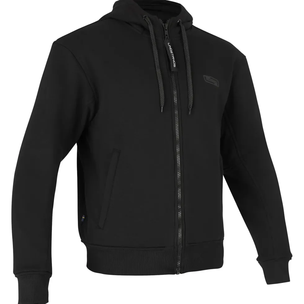 Lindstrands Textilhoodie Oselbo Svart