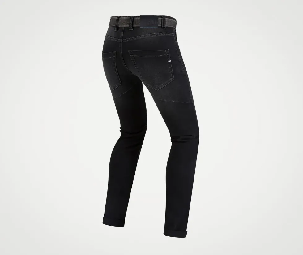PMJ Jeans Caferacer Svart, med bälte