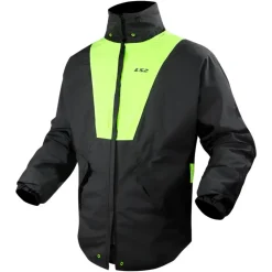 Regnjacka Ls2 X Rain Svart/Gul