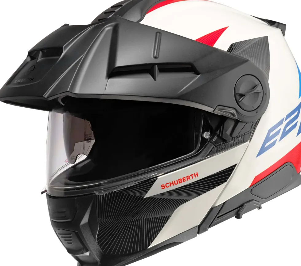 Schuberth Hjälm E2 Defender Vit/Blå