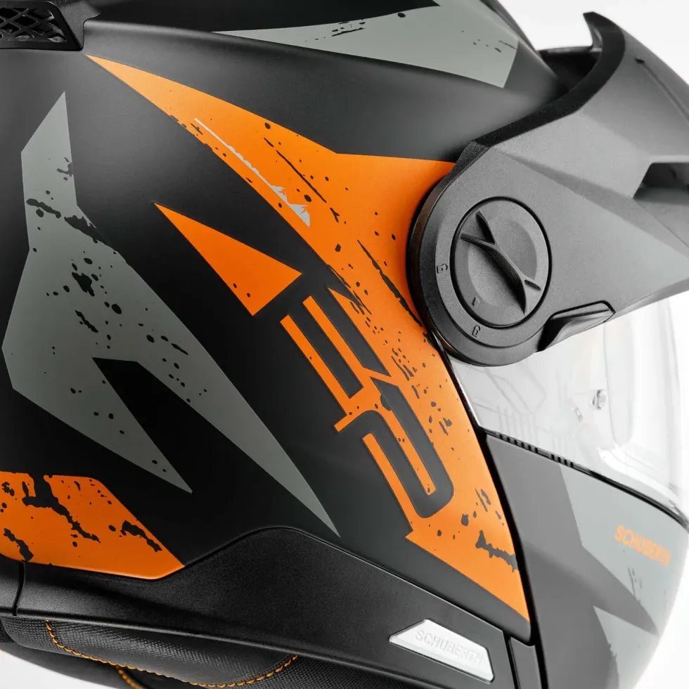 Schuberth Hjälm E2 Explorer Matt Orange