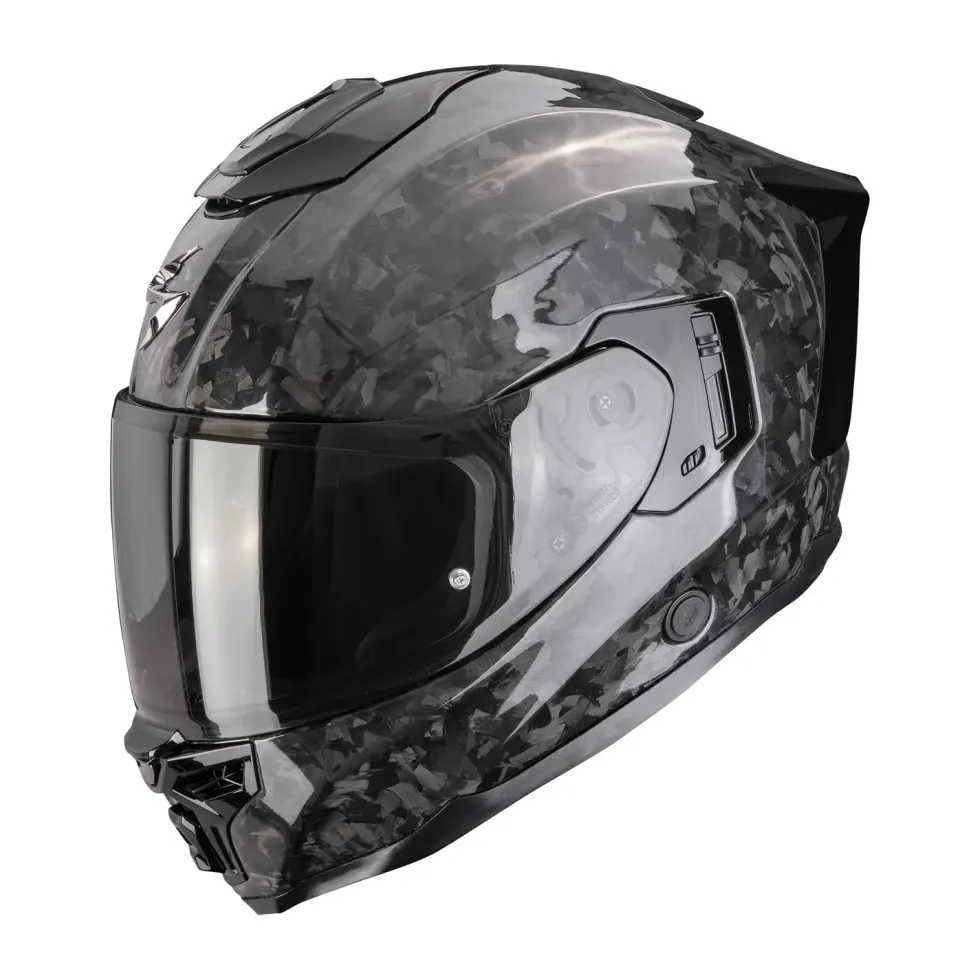 SCORPION Helmet EXO-1500 ONYX CARBON AIR SOLID Black